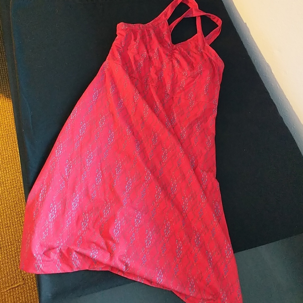 Women's red dress